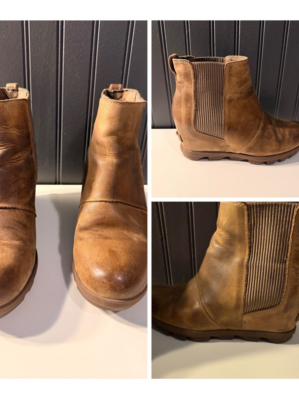 Sorel Tan Suede Ankle Boots